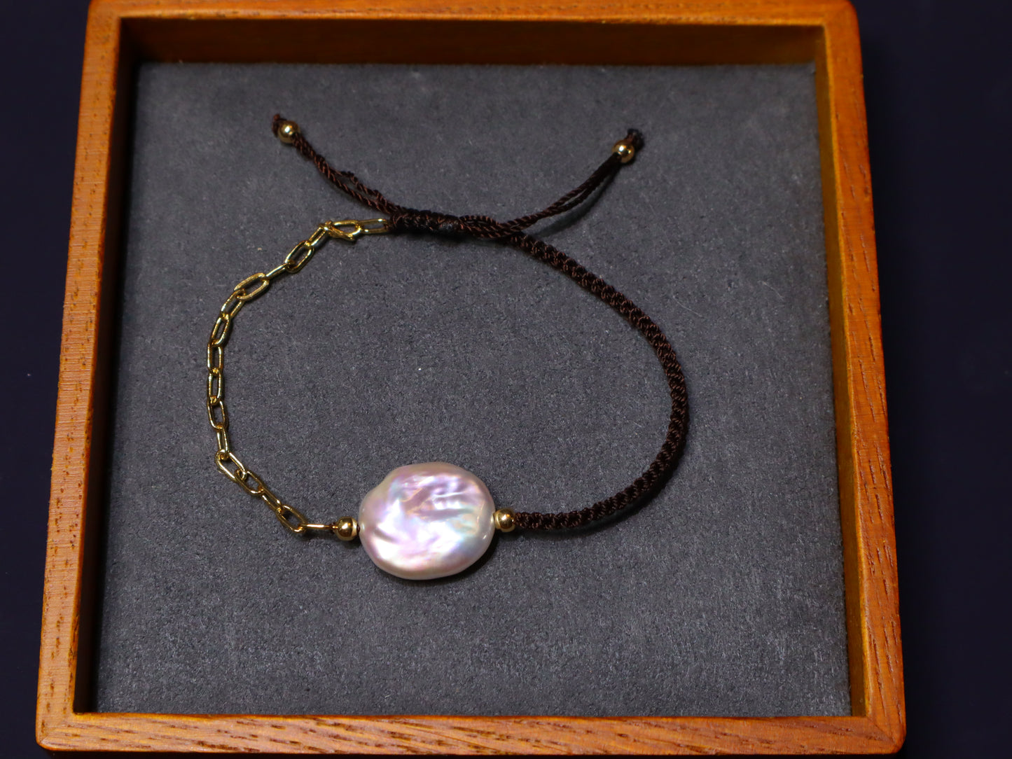 14-15 mm Baroque Freshwater Pearl Bracelet