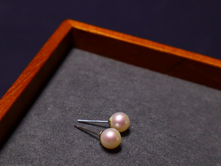 S925 6mm-7mm Freshwater Pearl Earring