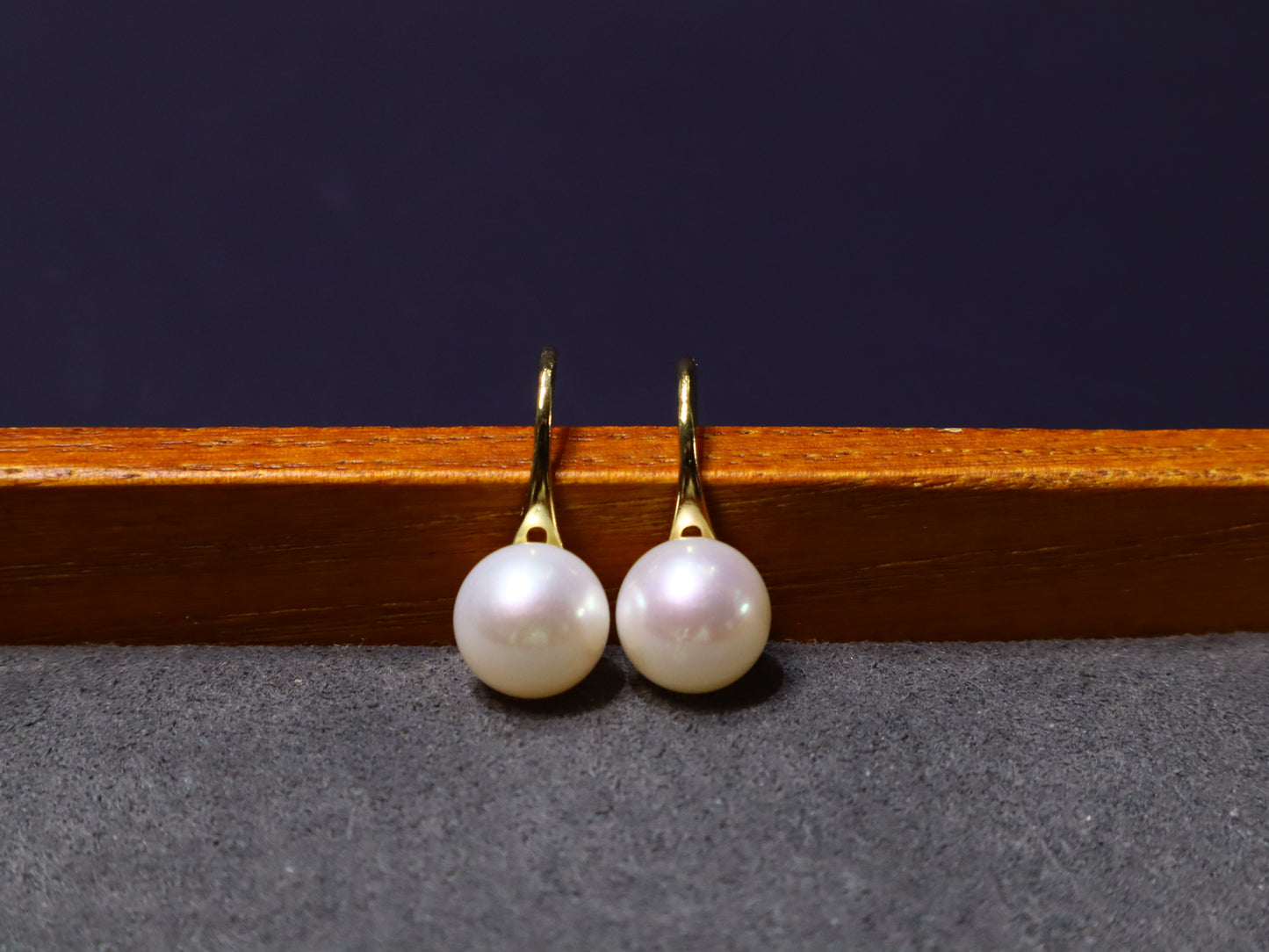 8-9mm 4A Freshwater Pearl Hook Earrings