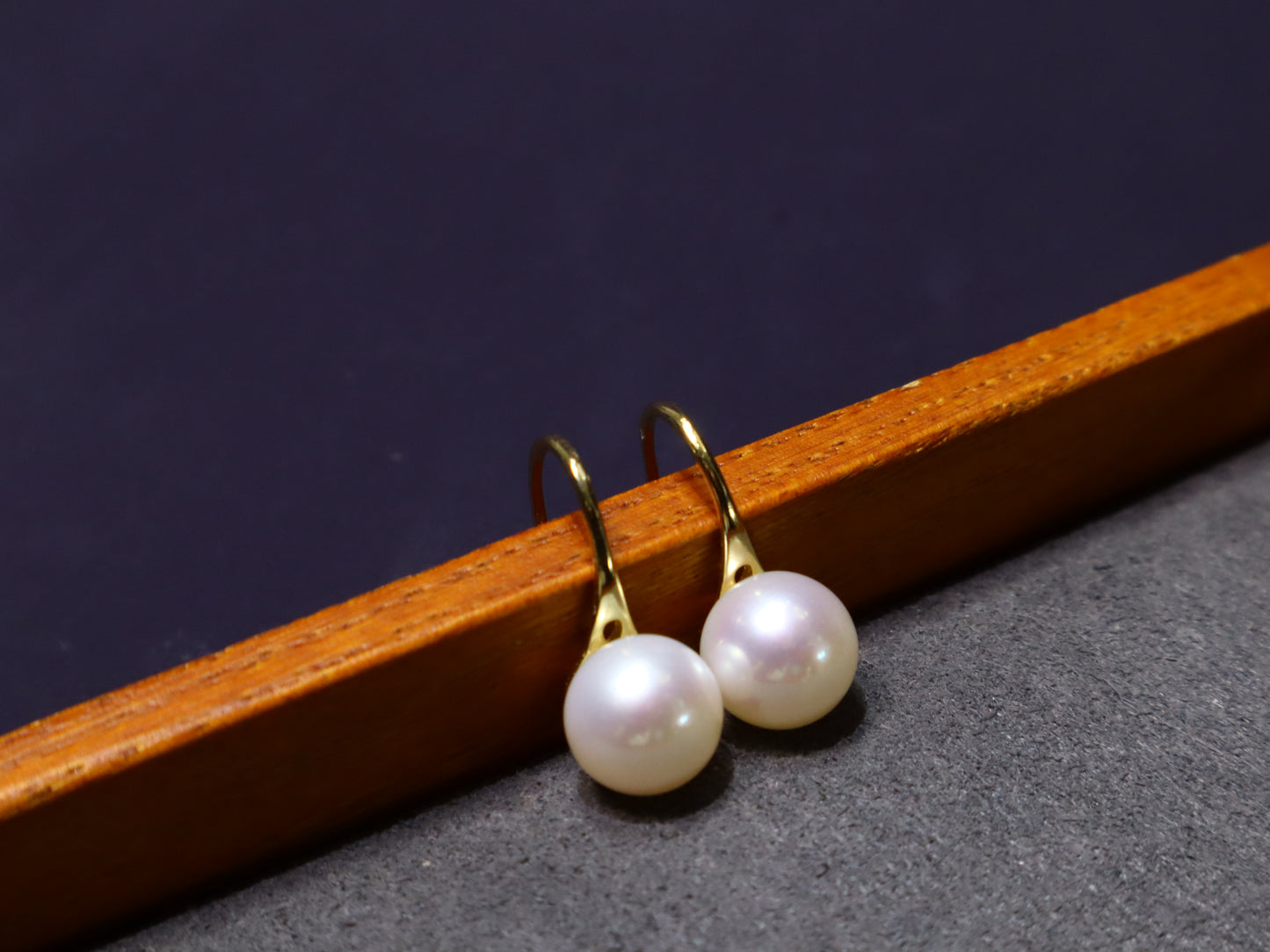 8-9mm 4A Freshwater Pearl Hook Earrings