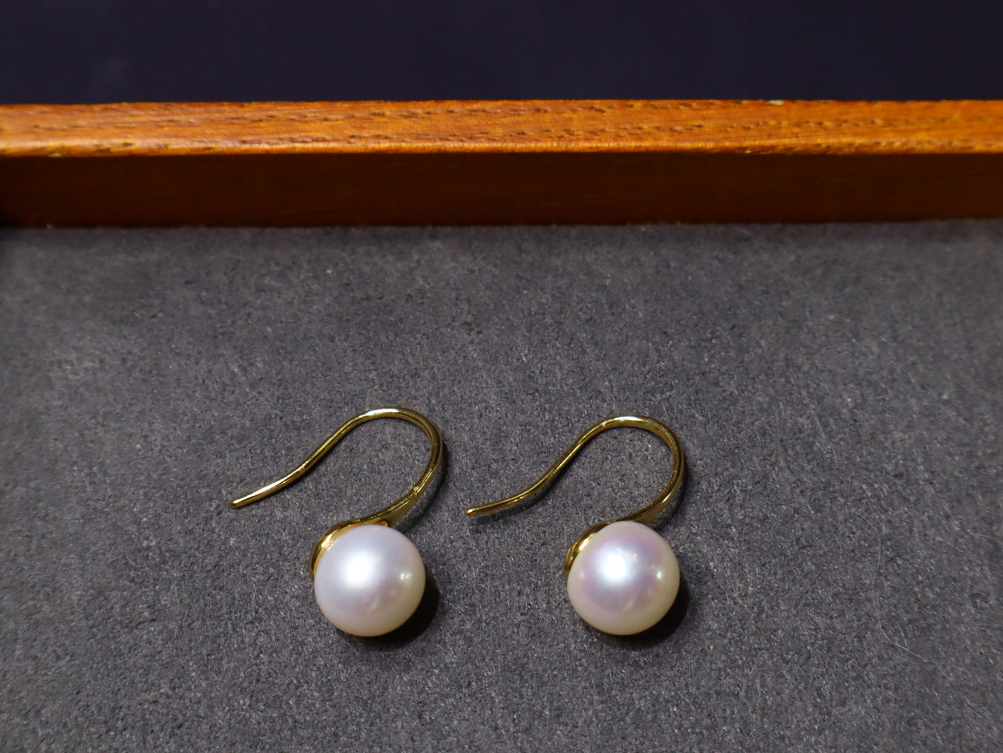 8-9mm 4A Freshwater Pearl Hook Earrings