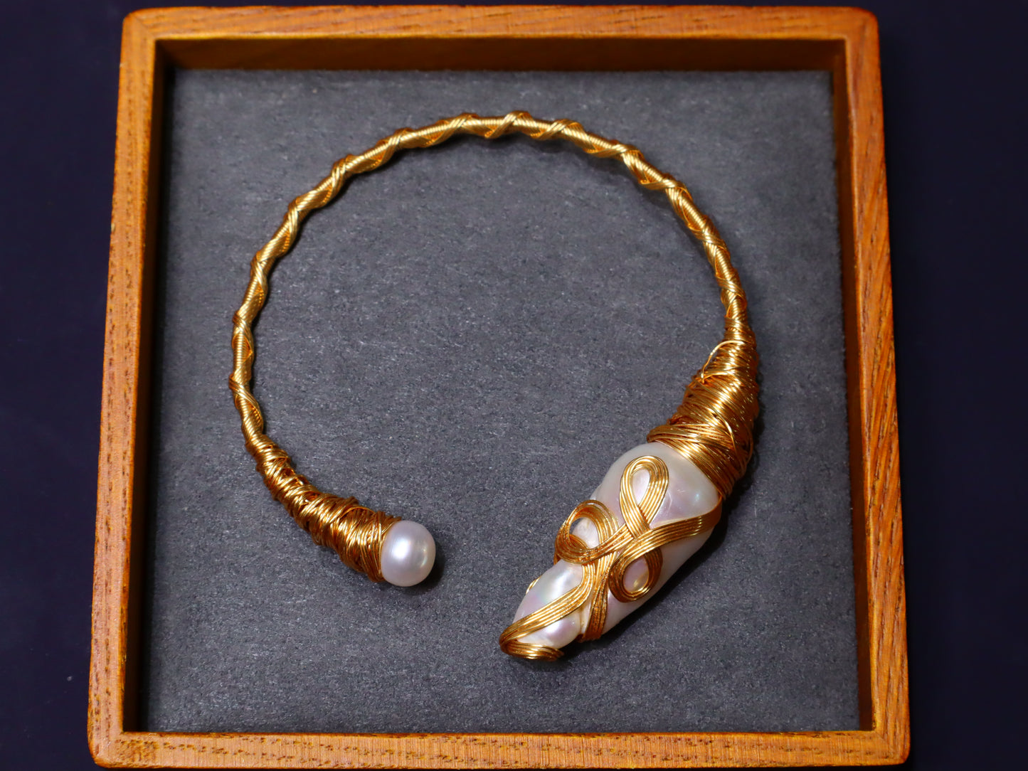 Handmade Baroque Freshwater Pearl Bracelet