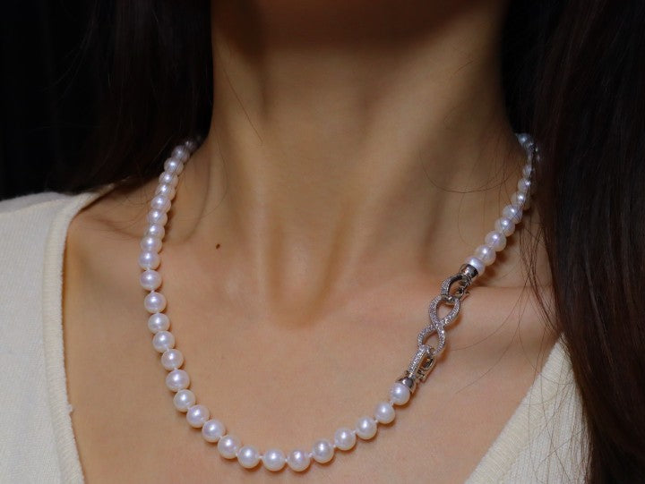 Double Strands Freshwater Pearl Necklace