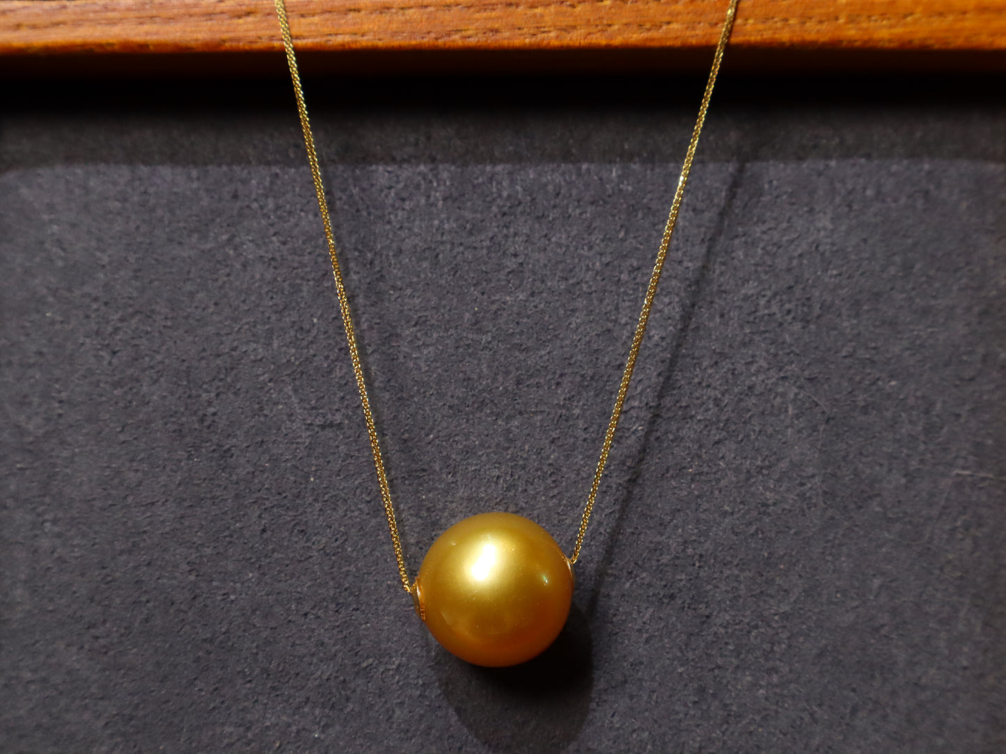 Classical 12-13mm Golden South Sea Necklaces